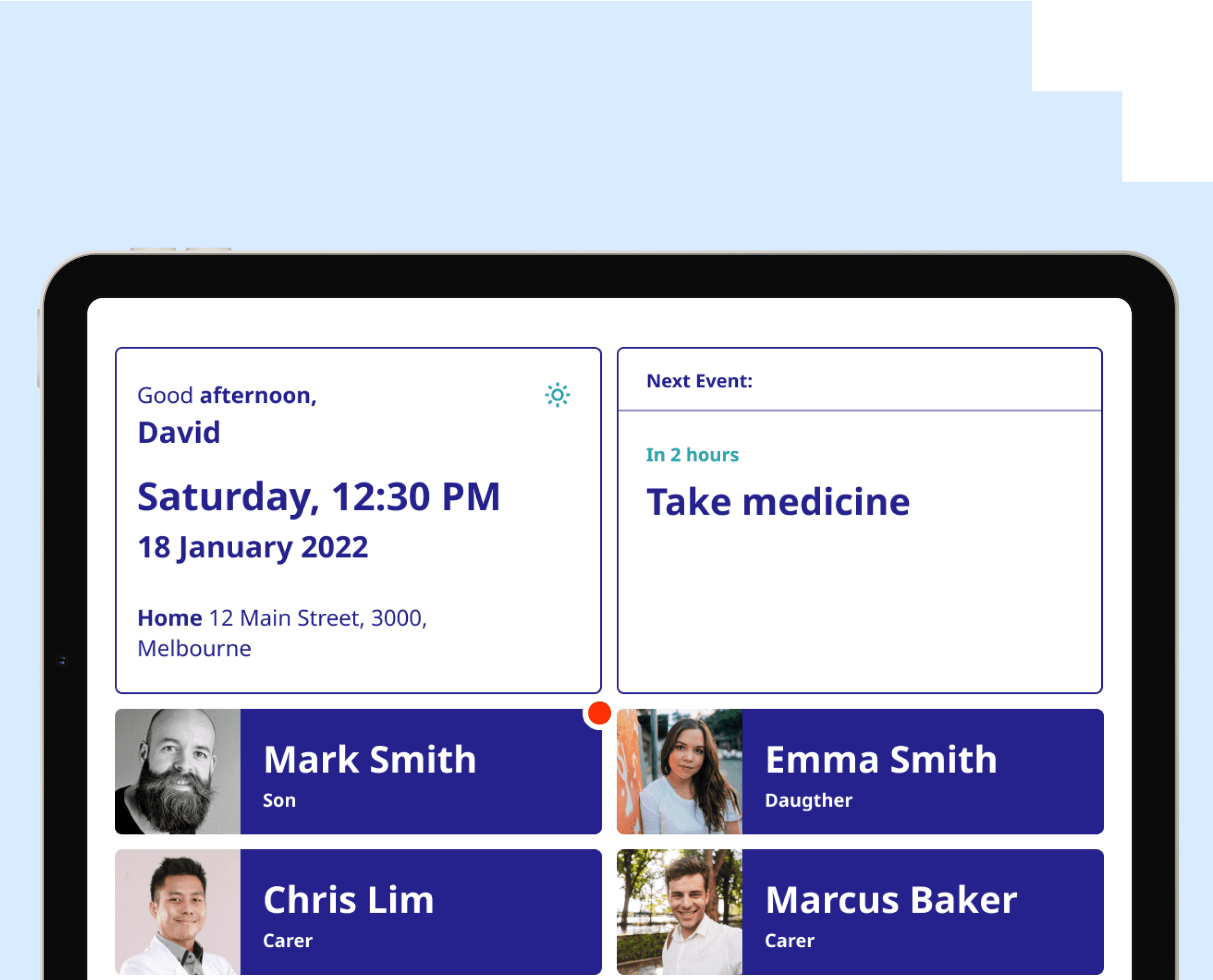 Accessible Tablet Experience