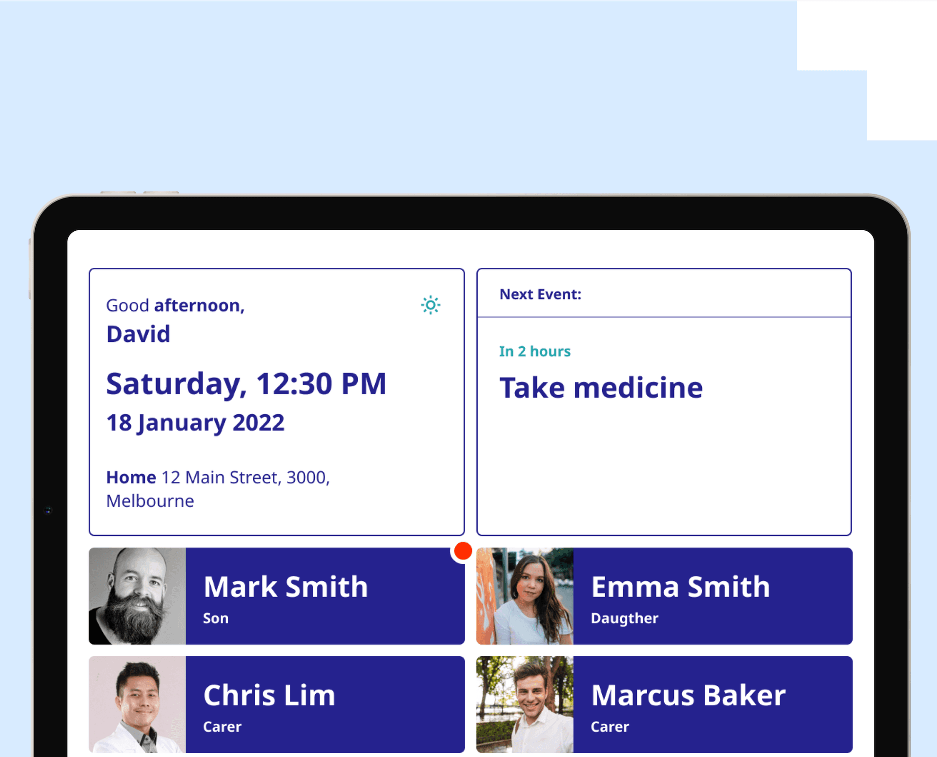 Accessible Tablet Experience