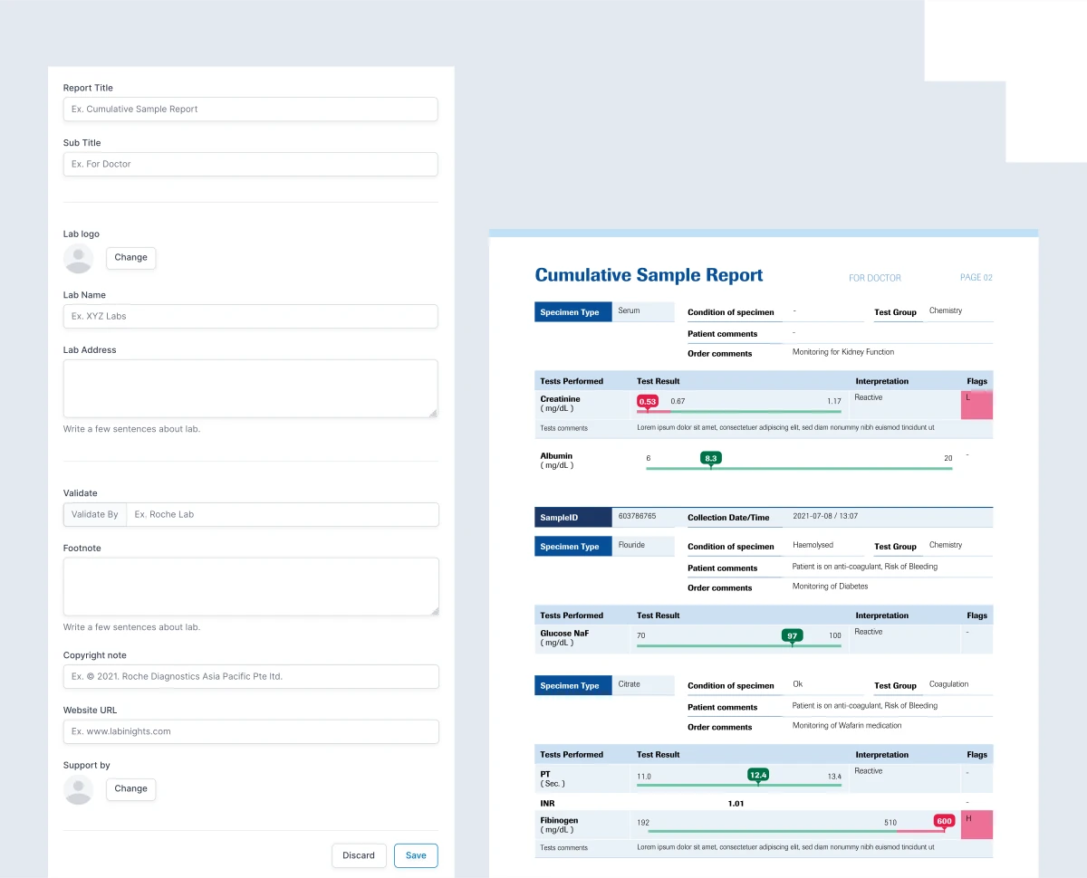 Customizable Reporting Framework