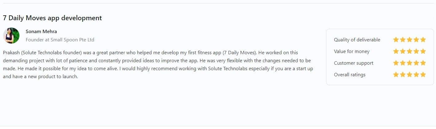 SoluteLabs Customer Review 2