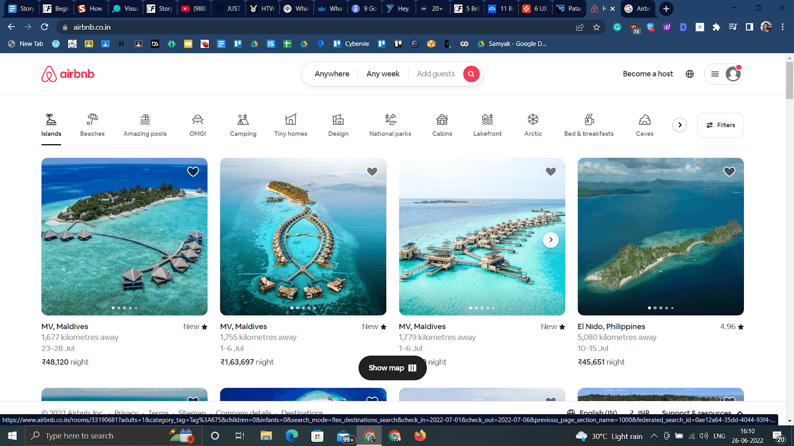 Airbnb - Storytelling in UX example