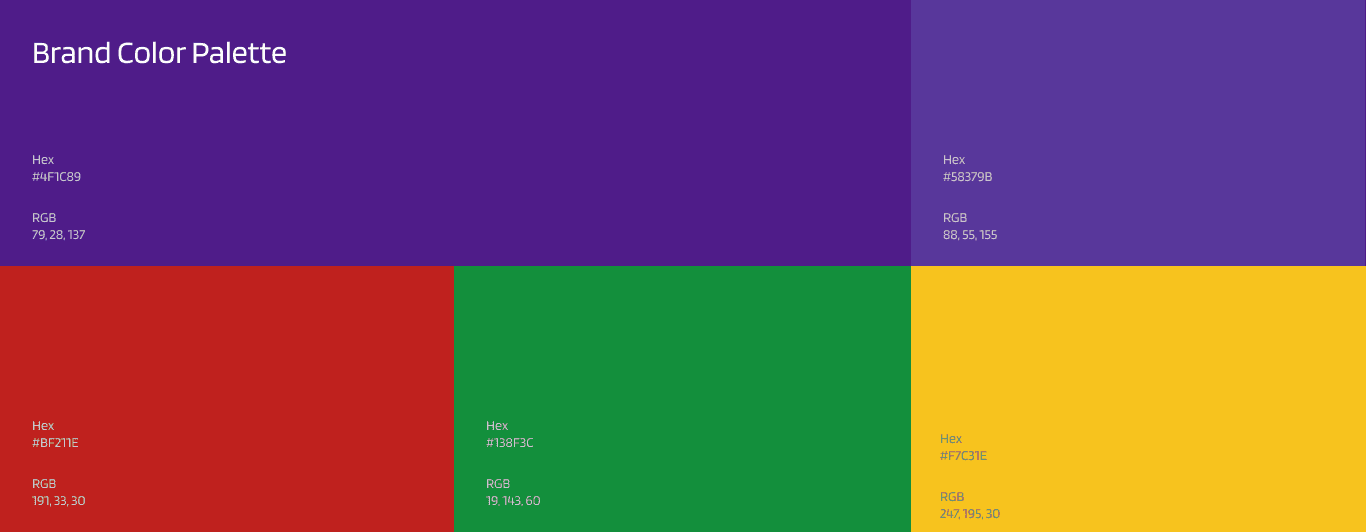 KOTC - Brand Color Palette