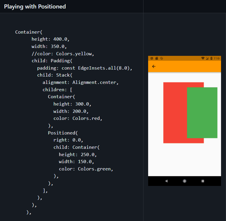 Flutter Basic Widgets