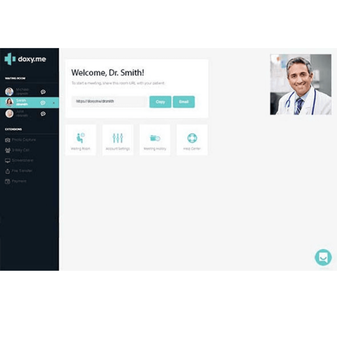 Doxy.me, a telemedicine app