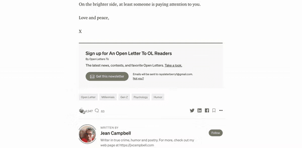 Medium - Storytelling in UX example
