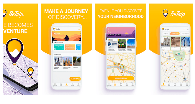 BeTrip app built using Flutter