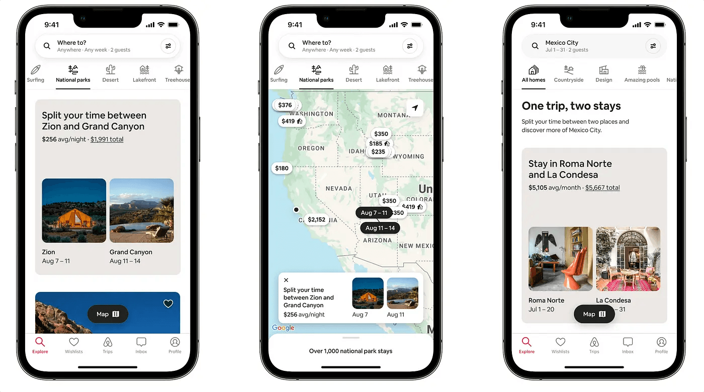 Airbnb ui ux
