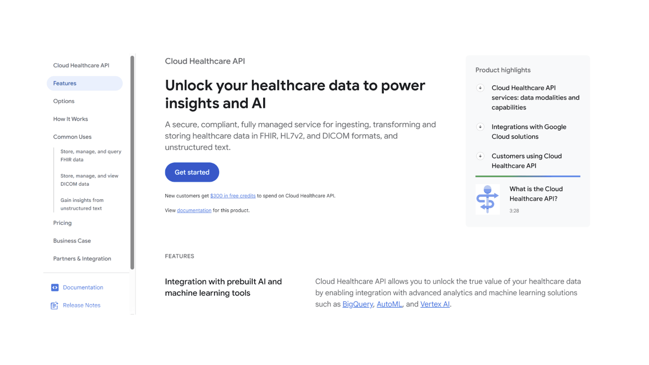 Cloud Healthcare API
