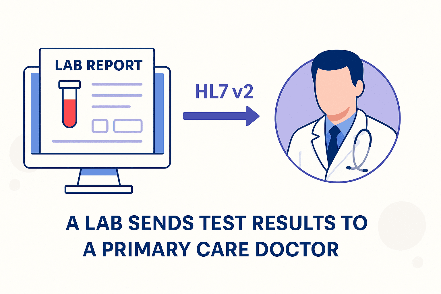 Lab Sends Test Results to a Primary Care Doctor