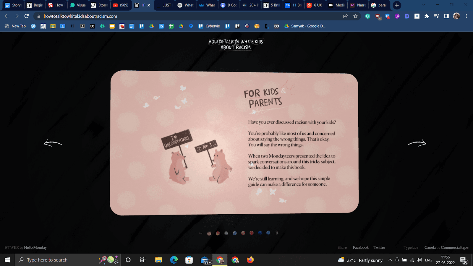 How to talk to white kids about racism - Storytelling in UX example