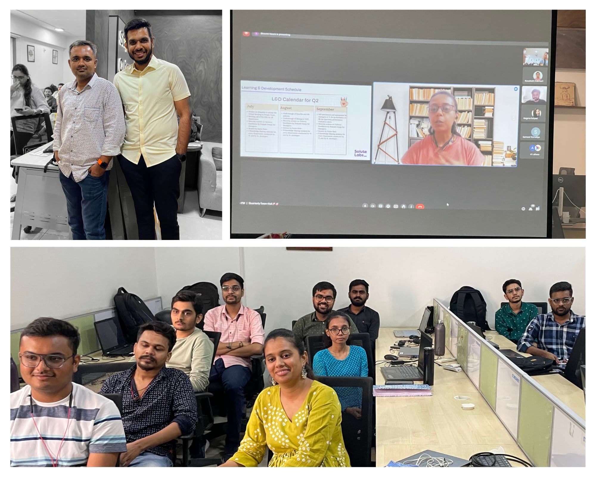 Team Members at the Quarterly Town Hall