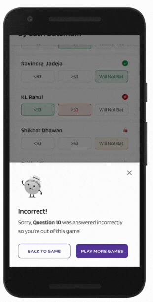 KOTC - Interactive Feedback