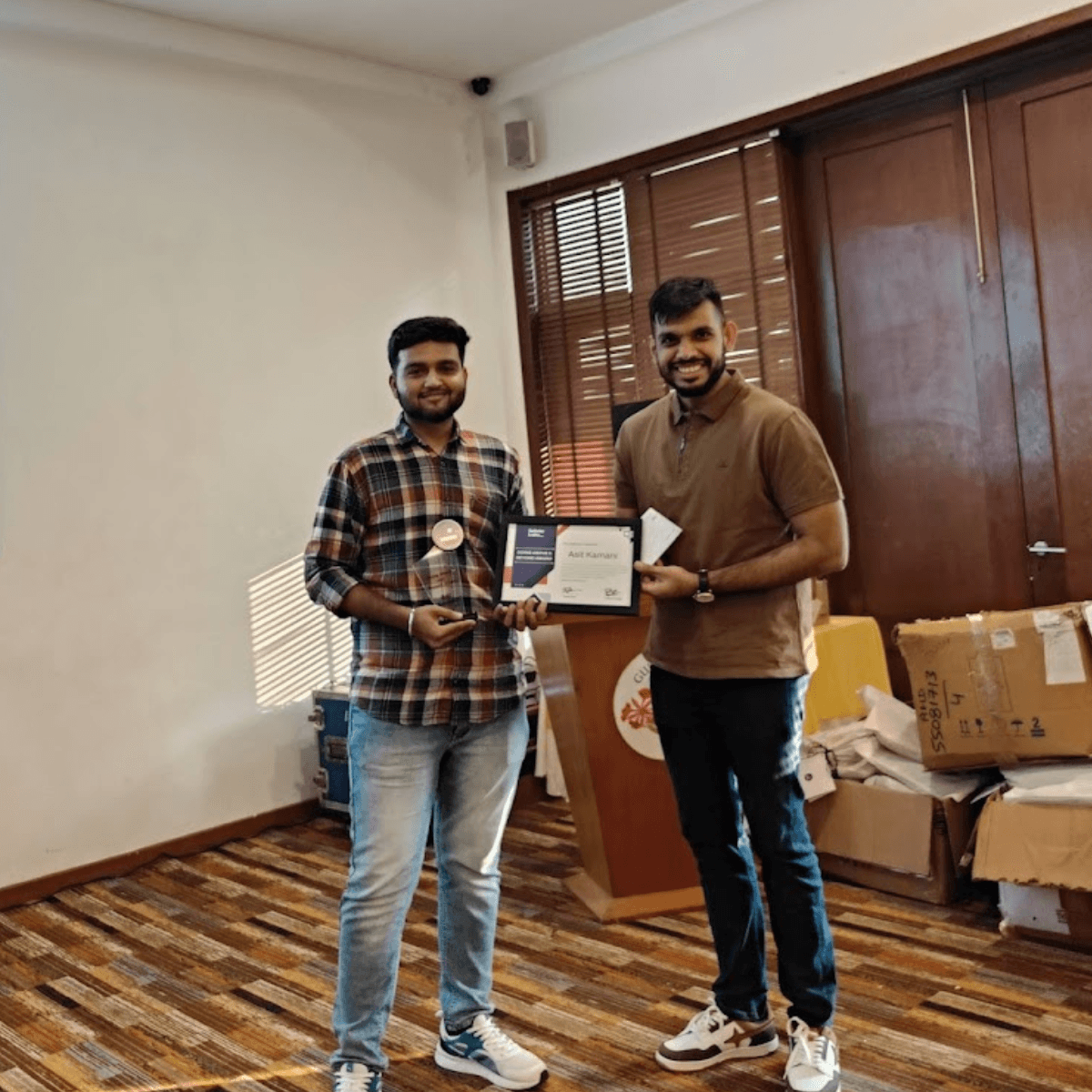 Going Above and Beyond Award: Asit Kamani