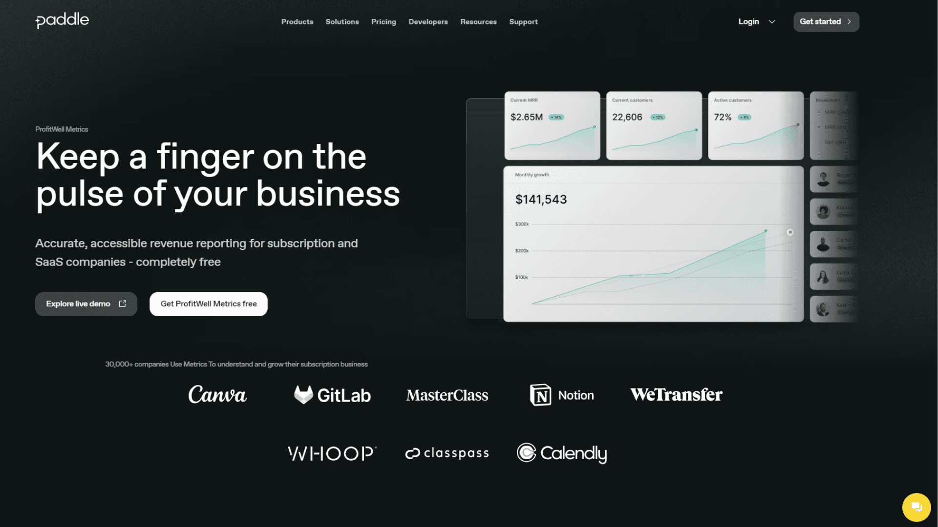 ProfitWell Metrics by Paddle
